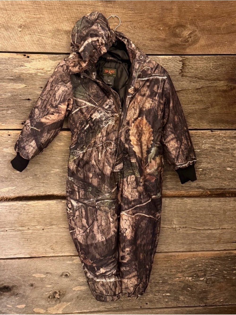 Camouflage Insulated Hooded Coverall
